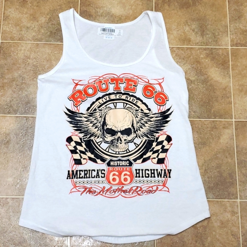 NWTs Women's Route 66 Biker Tank